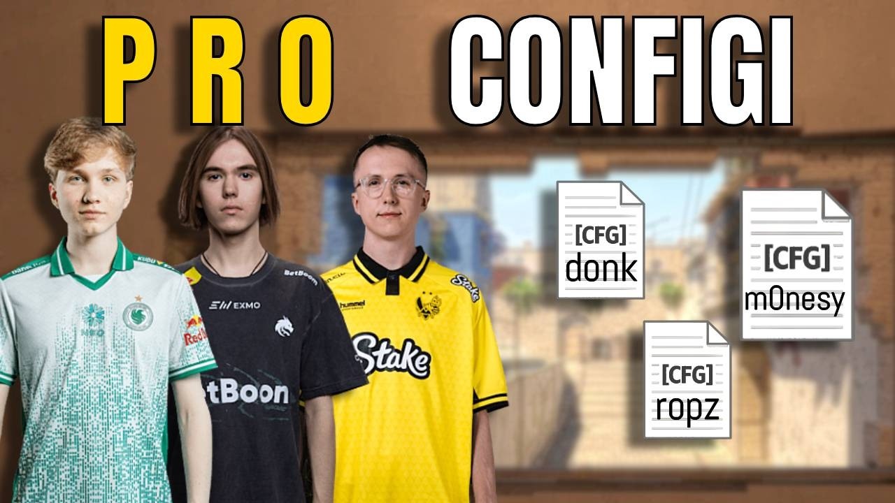 Ściągnij Config Donka albo Pro Gracza CS2