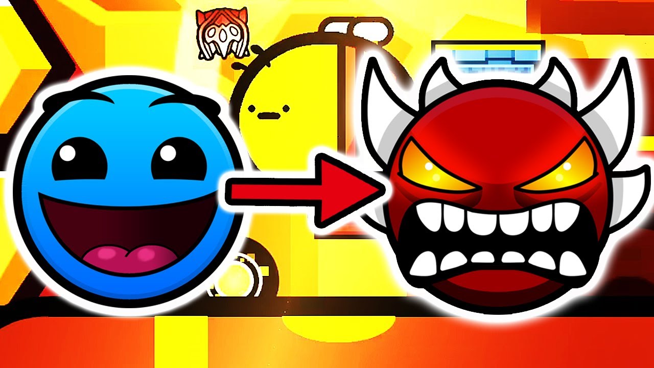 EASY to EXTREME DEMON - 100 Life Platformer Geometry Dash Challenge