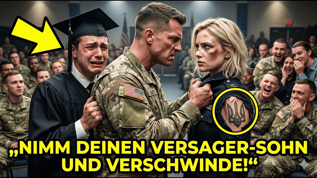 Sie kam, um ihren Sohn beim Abschluss zu sehen — doch als sie sie zu Boden stießen, erstarrten alle