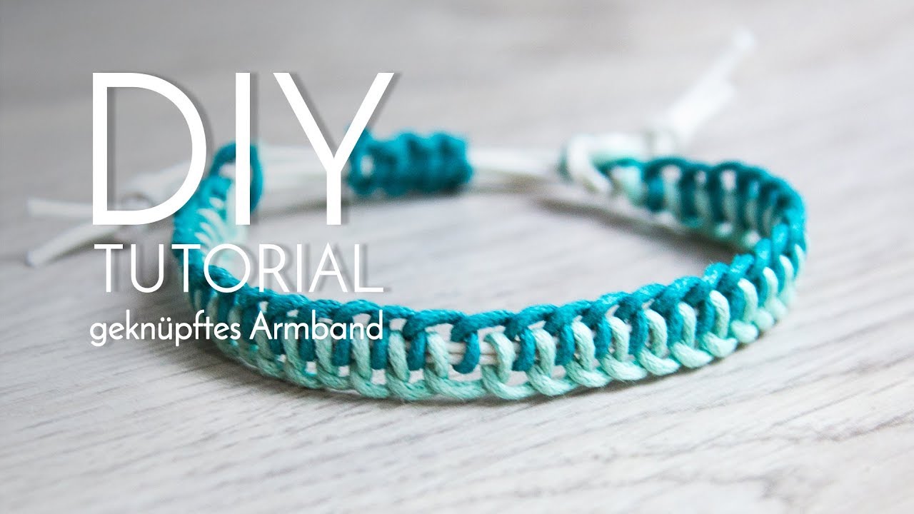 geknüpftes Armband - DIY Anleitung - Perlenladen Online