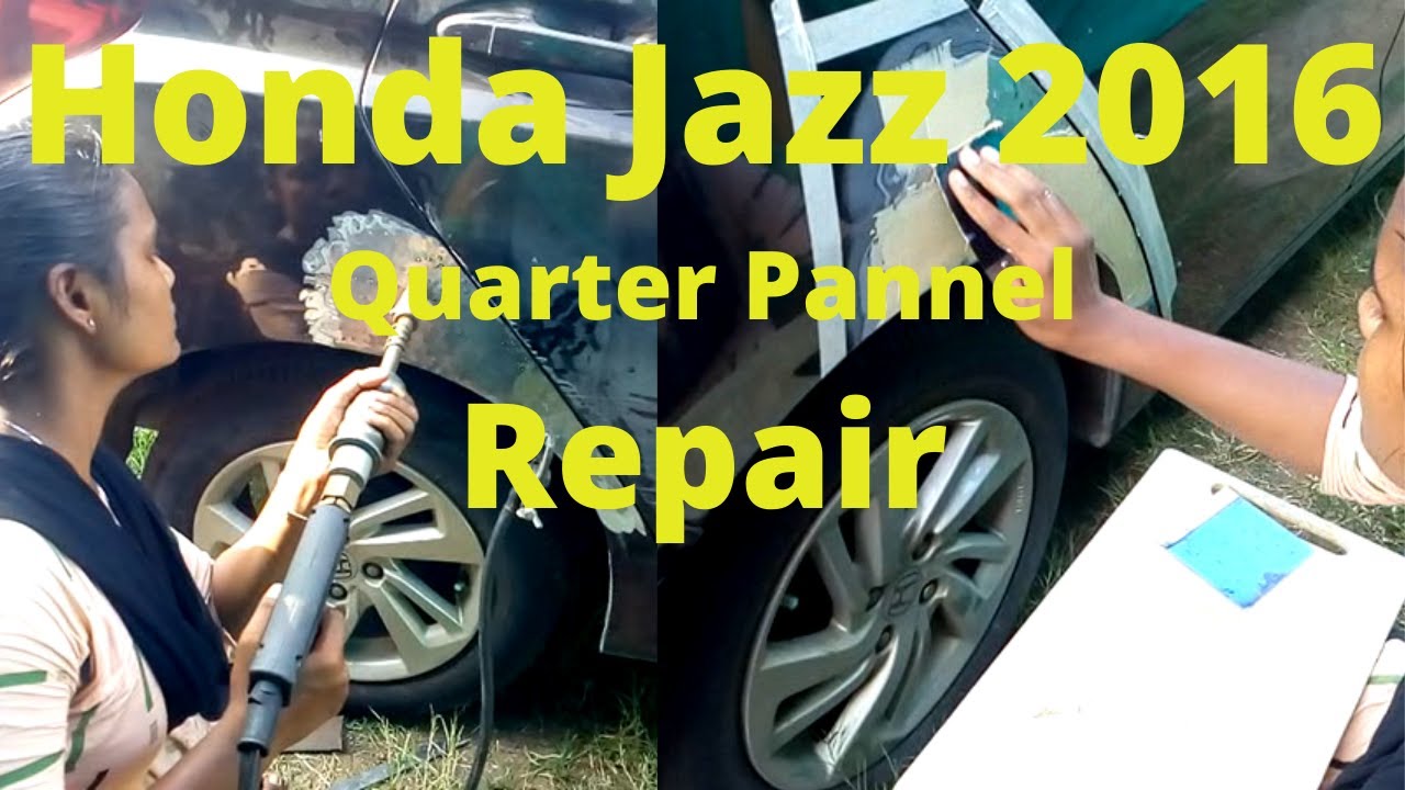 Honda Jazz Quarter Panel Repair || Body work