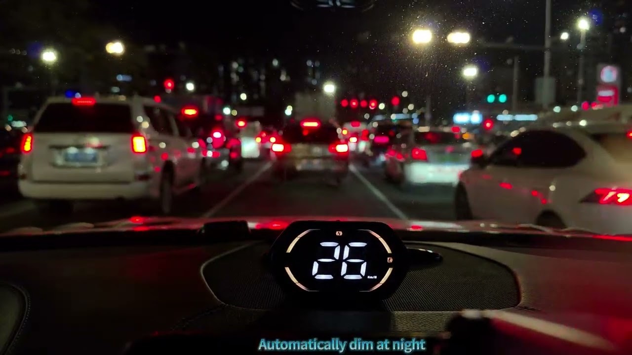 2025 New Model G22 Head up Display HUD Speedometer with Three-stage Overspeed Alarm Auto Meter