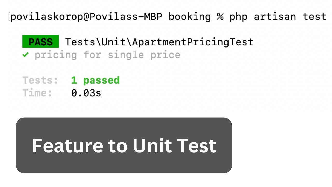 Laravel TDD: Refactor to Service for Unit Tests