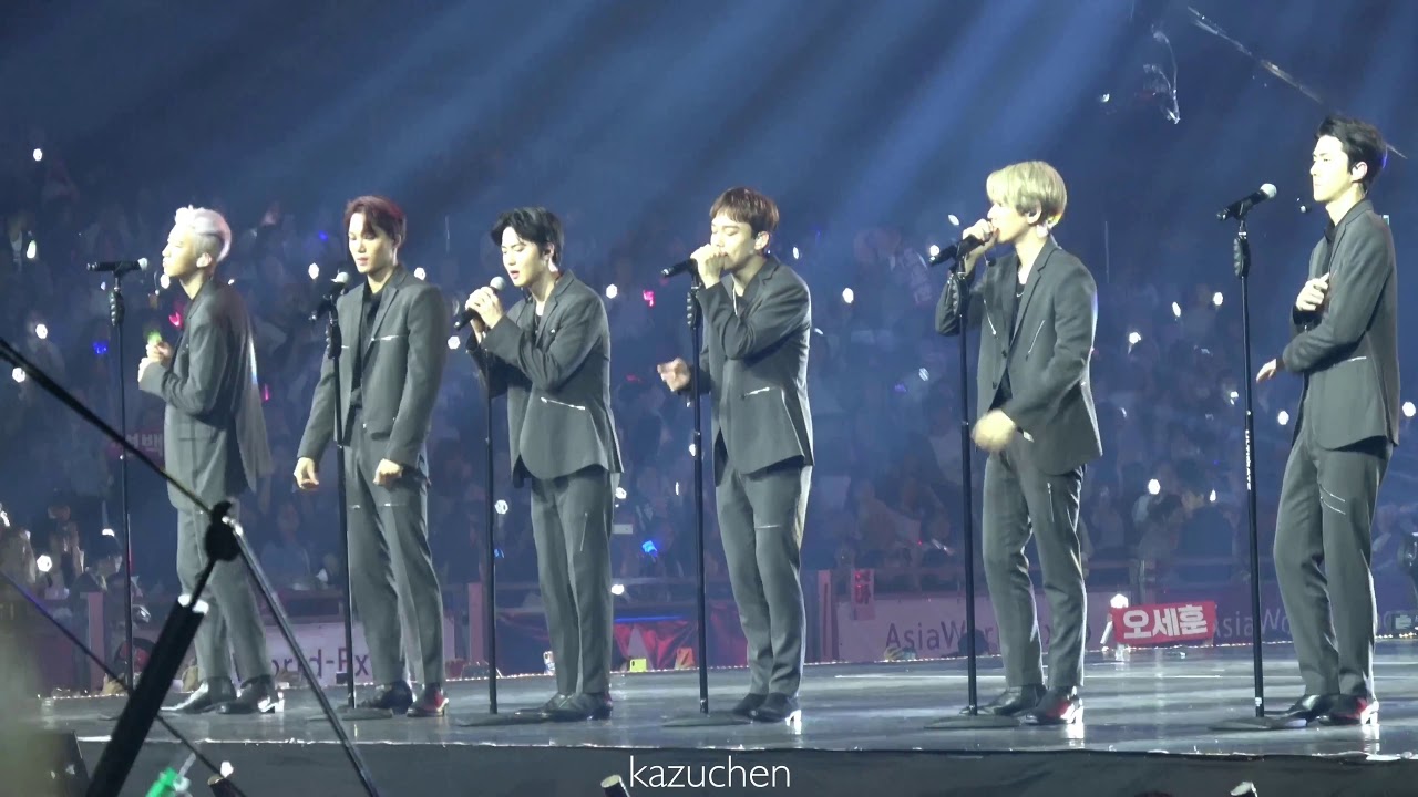 190706 EXO(엑소)-24/7(全体focus)Full@SBS Super Concert in HongKong [fancam]