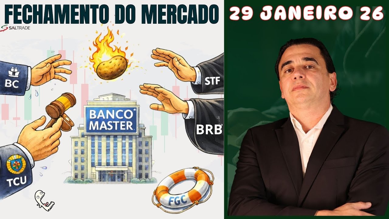 Ibov 186K, SELIC 15% e ROMBO TOP nos Cofres P&uacute;blicos!  Fechamento do Mercado. 29 de Janeiro de 2026.