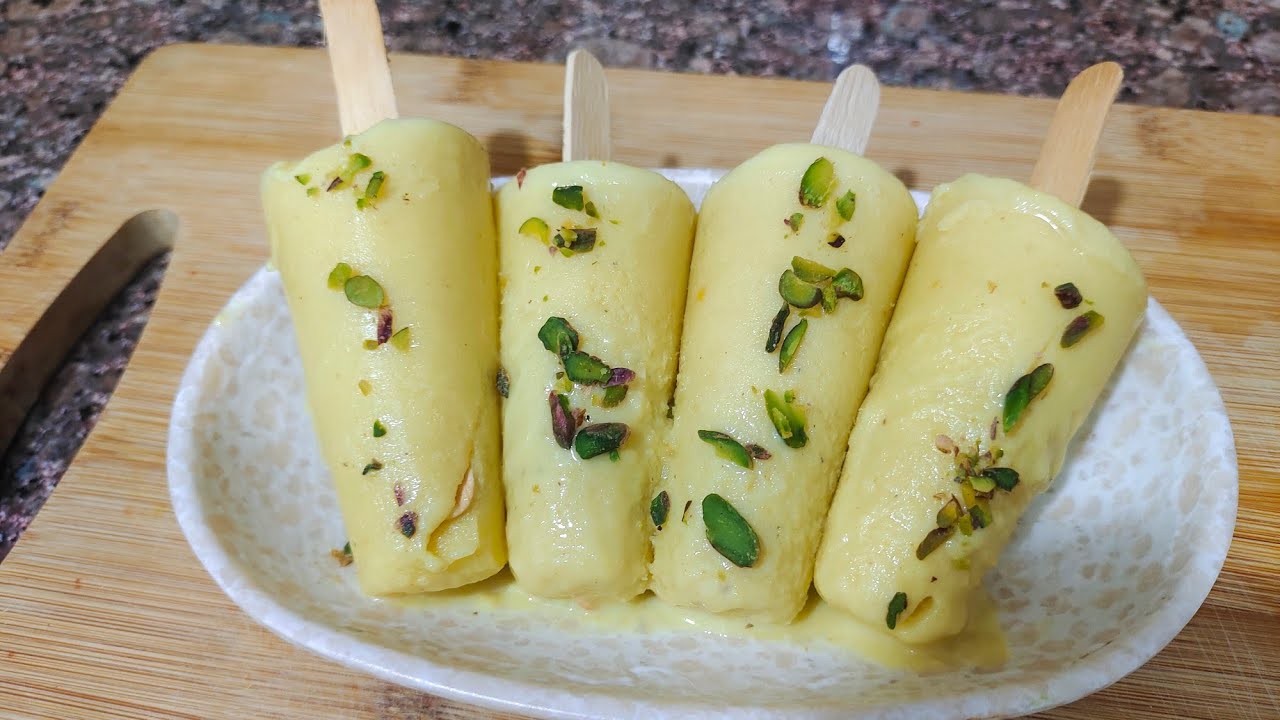 एक गिलास दूध से बनाए केसर कुल्फी jhatpat banne wali Kesar kulfi