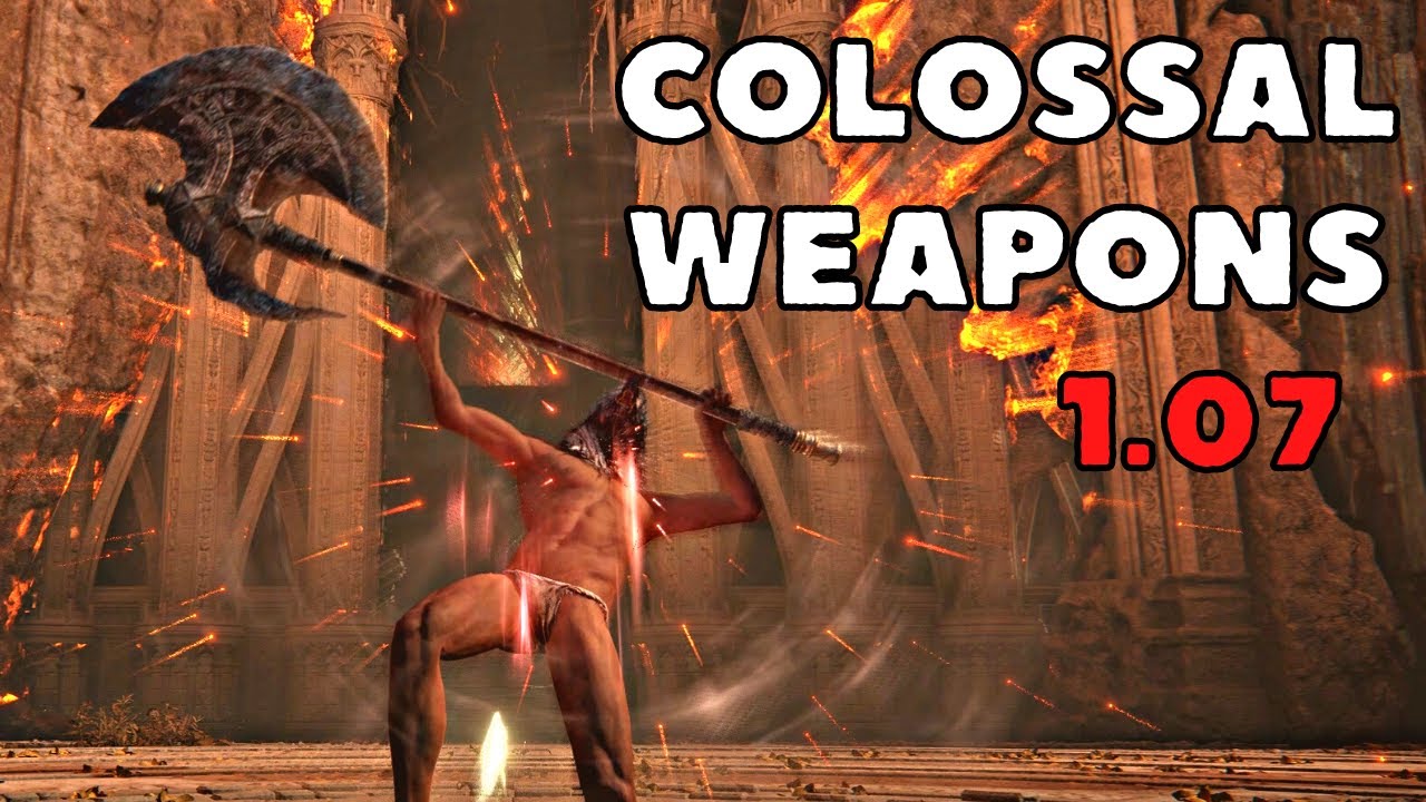 Elden Ring - Colossal Weapons (Patch 1.07) VS Main Bosses [NG+7, No Hit]