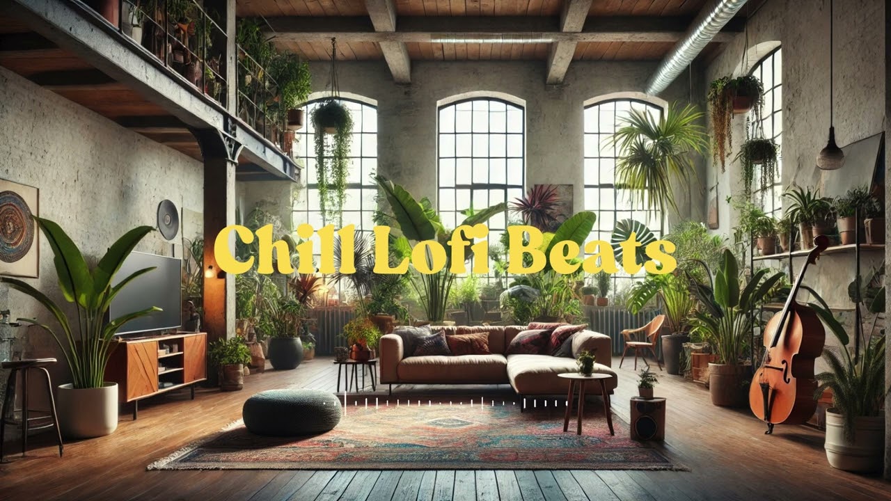 Chill Lofi Beats – Uplifting Yet Calm Music for Work, Study & Relaxing Café Vibes
