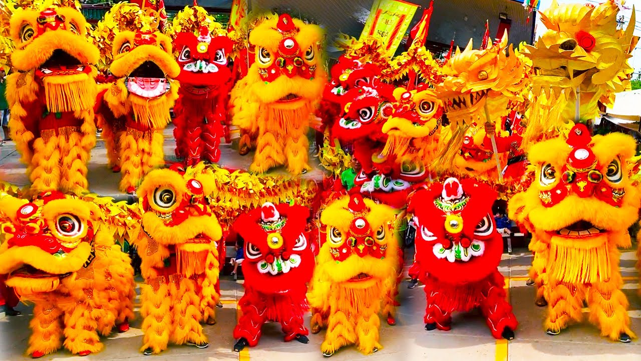 Múa Lân 2025 / Khai Quang Điểm Nhãn Lân Sư Rồng / LSR Chiêu Nghĩa cúng Chùa Bà Bình Dương