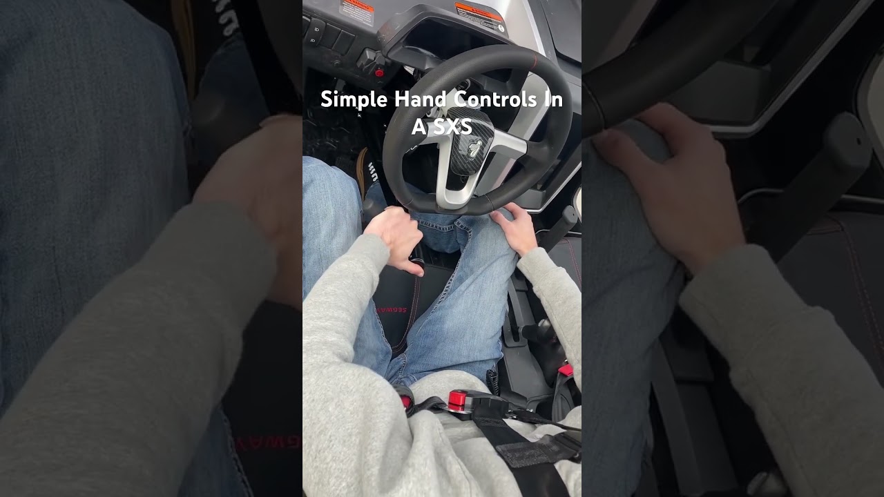 Hand Controls setup in a SXS