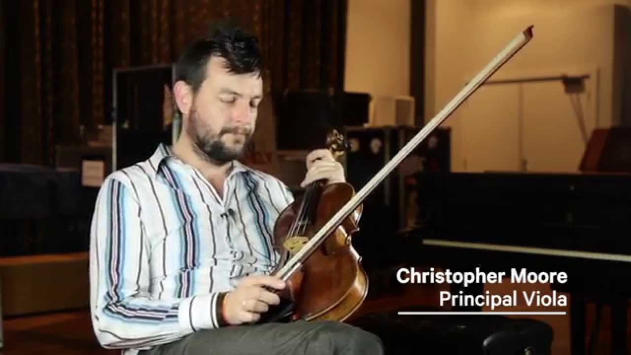 Chris Moore & our new Maggini Viola