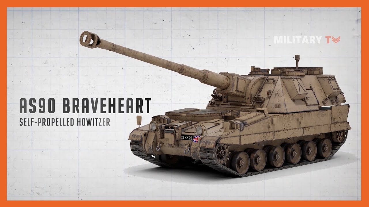 The British AS90 Self Propelled Howitzer - Artillery Review