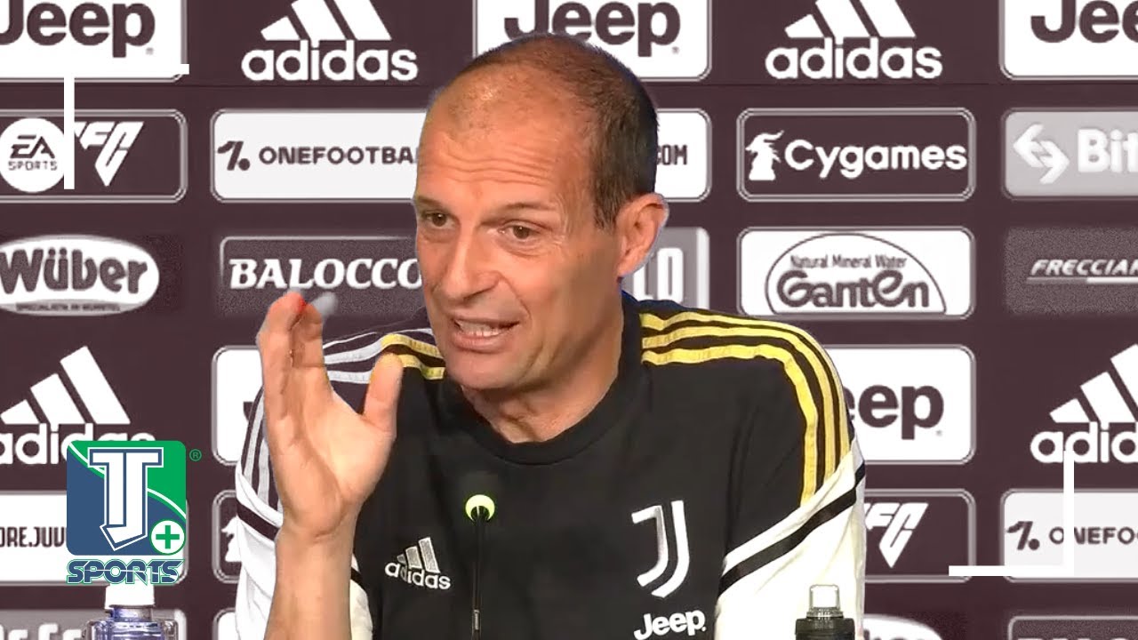Massimiliano Allegri si scontra con il giornalista per domande sul quarto posto