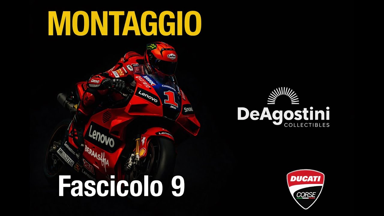 Ducati Desmosedici GP 2023 De Agostini | Montaggio Fascicolo 9