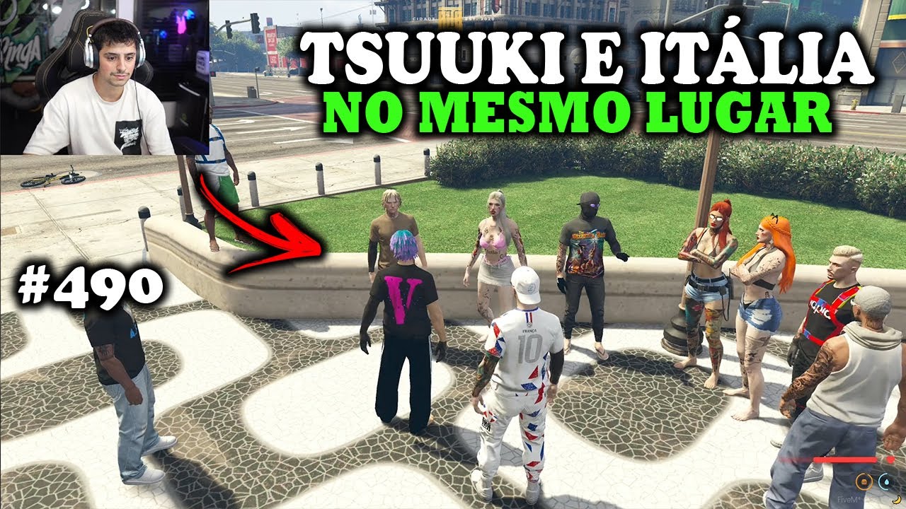 SIMPLESMENTE ITÁLIA E TSUUKI NO MESMO LUGAR! FICOU UM CLIMA! EP 490