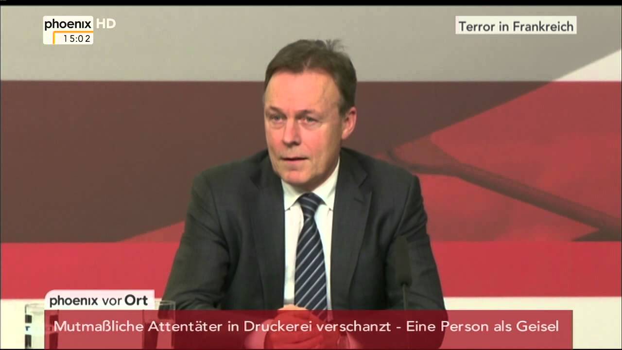 Kampf gegen Terrorismus: Statement von Thomas Oppermann am 09.01.2015
