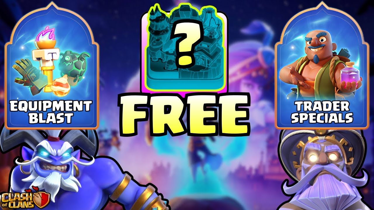 NEW Equipment Blast Event, Trader Deals and a FREE SCENERY are Coming to Clash Of Clans SOON!