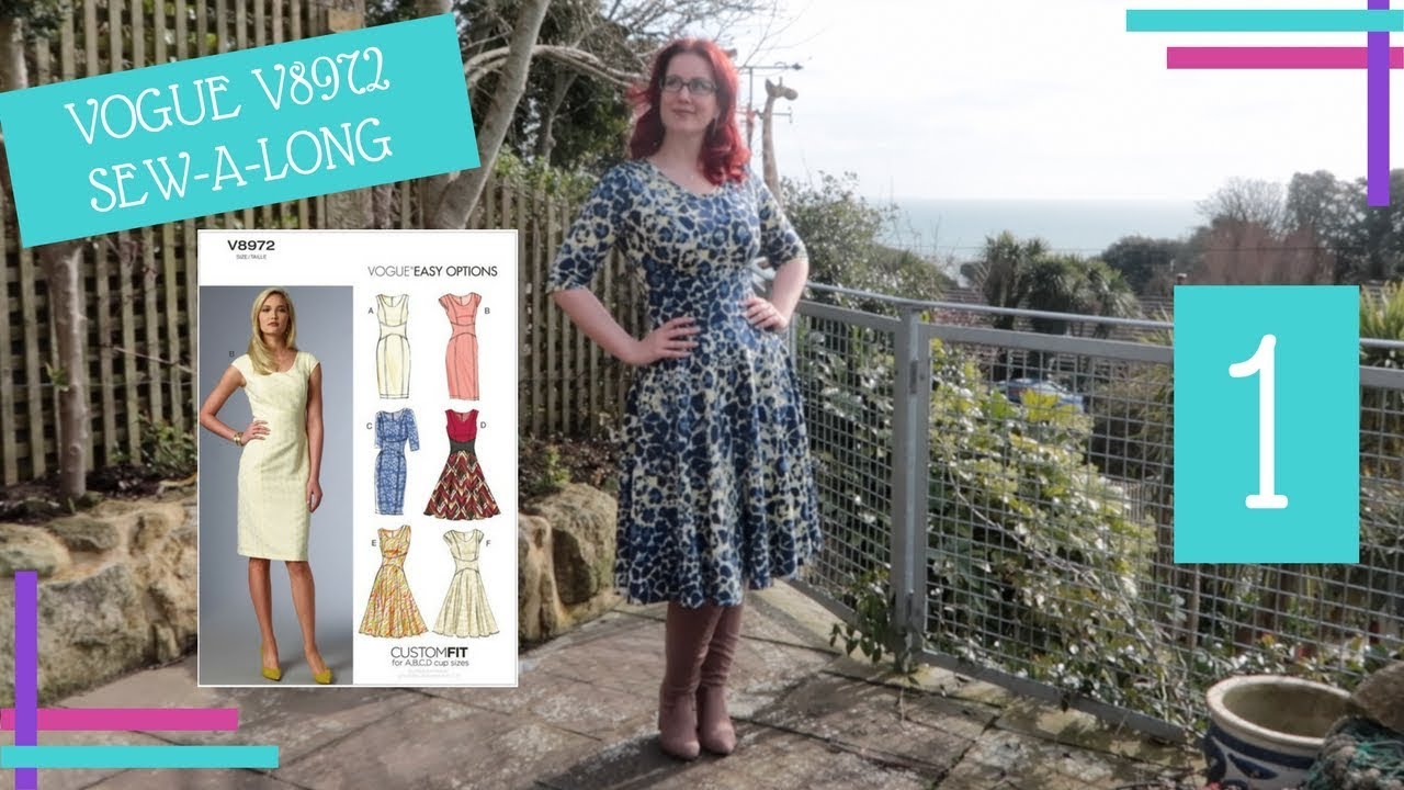 How To :: Vogue V8972 Sew-Along :: Part One :: Altering a Woven Pattern for a Stretch Fabric
