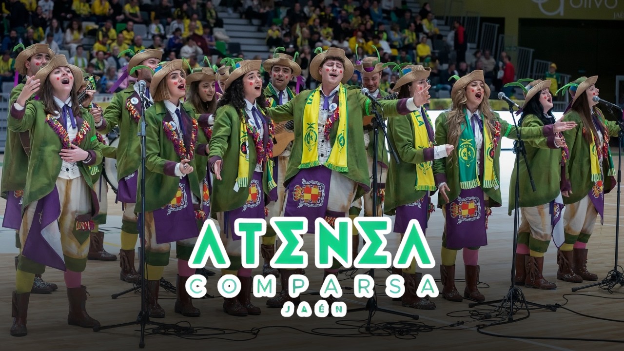 Así sonó la Comparsa Atenea en el descanso del Jaén Paraíso Interior