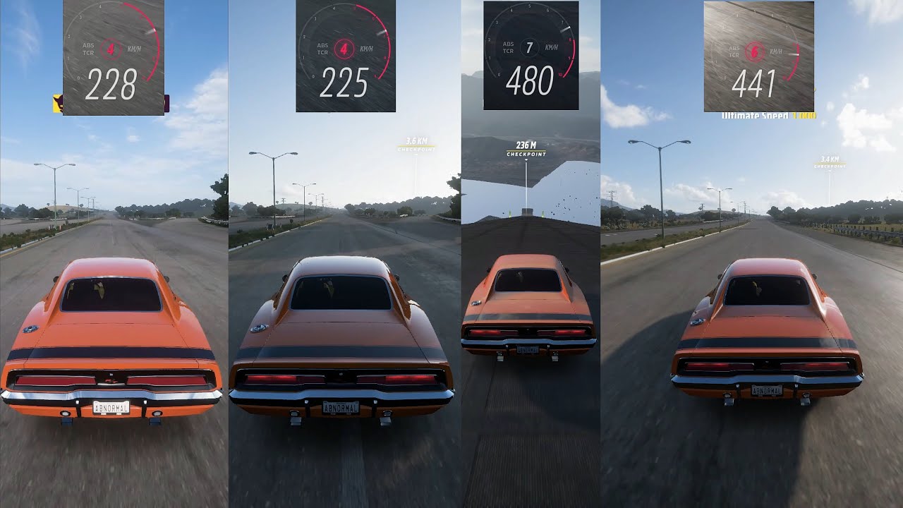 Insane Classic Muscle 1969 Dodge Charger Top Speed Compilation || Forza Horizon 5 ||