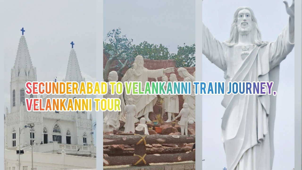 Velankanni Train Journey,Velankanni Tour,exploring beach⛱️, Shopping#Velankanni #vlog#nagapattinam