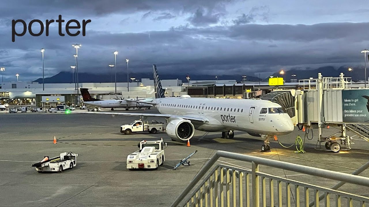 Porter Airlines Embraer E195-E2: YVR to YYZ in Porter Reserve