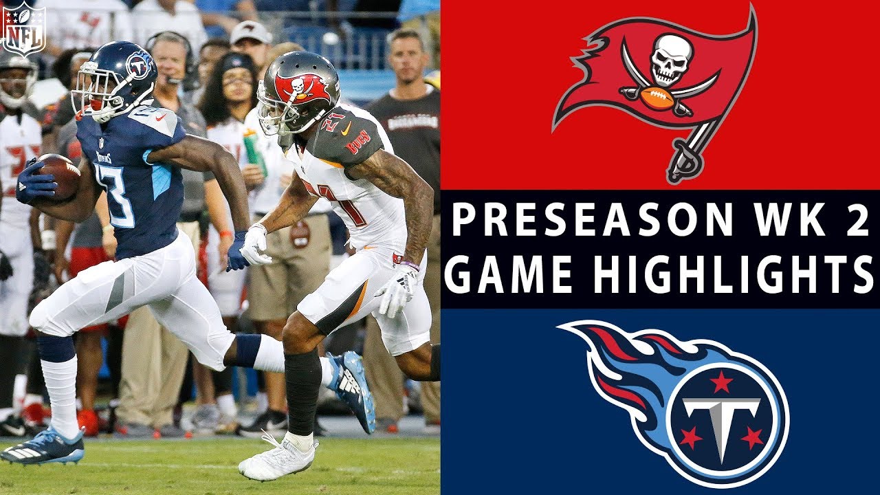 Buccaneers vs. Titans Highlights | NFL 2018 Preseason Week 2