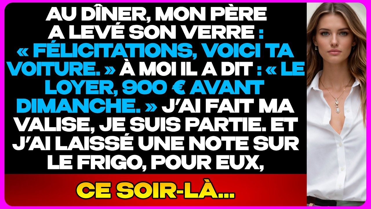 Mon Frère A Reçu Une Voiture — Moi, Une Facture De Loyer...