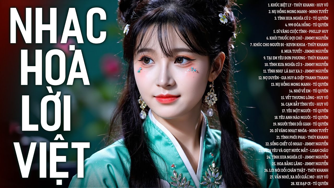 KHÚC BIỆT LY, NỤ HỒNG MONG MANH - LK Nhạc Hoa Lời Việt 8X 9X Hay Nhất Từng Làm Mưa Làm Gió