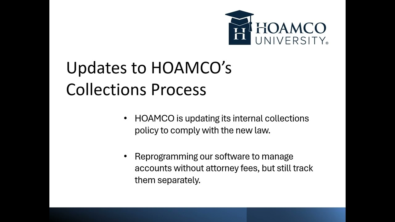 AZ   HB2648 Video Presentation   Collections Process, Attorneys Fees, & Application of Payments