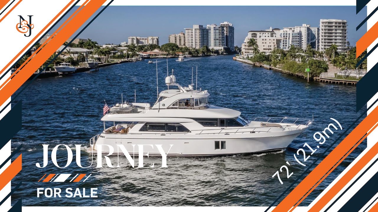 M/Y JOURNEY for Sale | 72' (21.95m) Ocean Alexander Yacht in excellent condition | N&J Yacht Tour