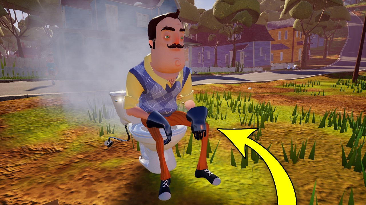 Skibidi Toilet in Hello Neighbor
