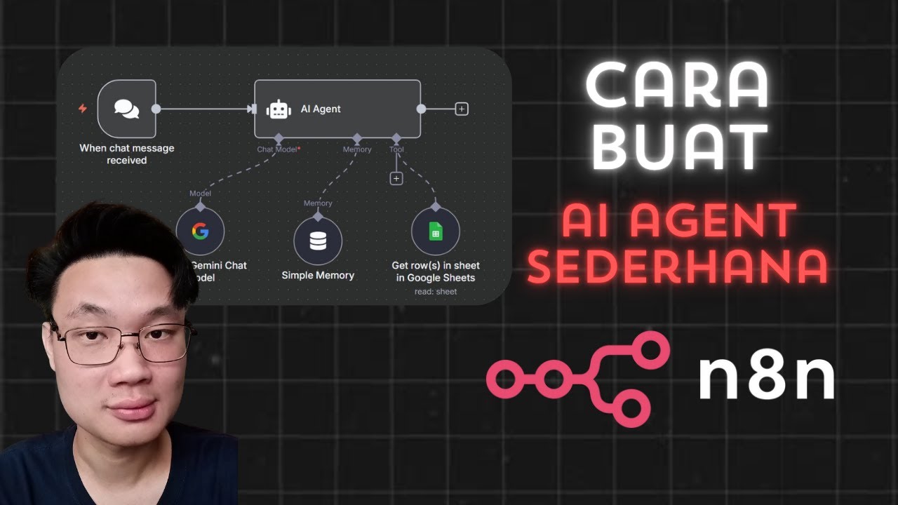 Cara Bikin AI Agent Sederhana di N8N Tanpa Coding | Automation Workflow Pemula