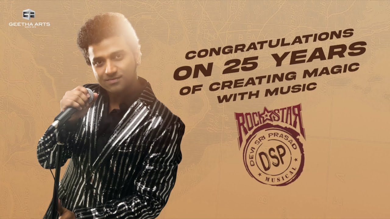 Team #Thandel celebrates 25 years of ROCKSTAR #DeviSriPrasad ✨| #NagaChaitanya #SaiPallavi