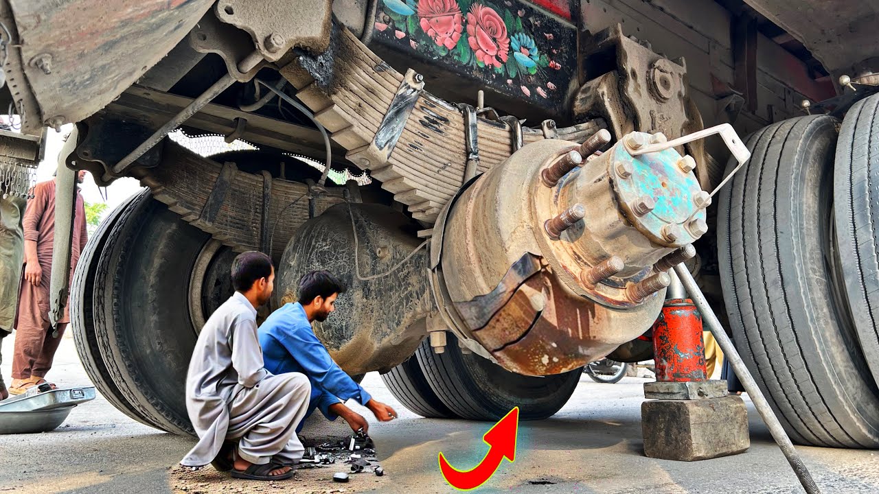 Live Highway Repair: How We Restored a Leaning HINO Truck&rsquo;s Broken Rear Axle Spindle