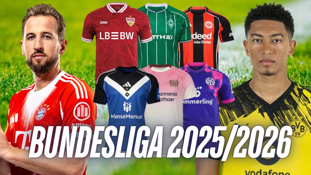 TODAS las CAMISETAS de la BUNDESLIGA | 2025/2026