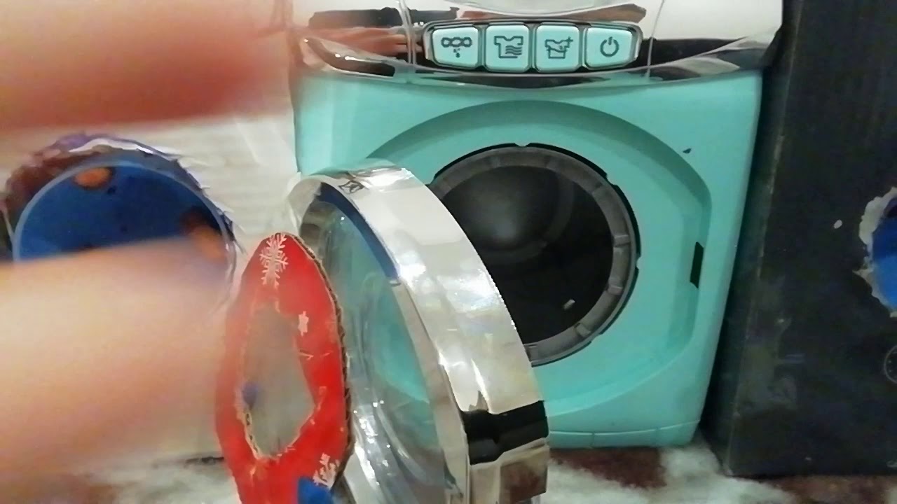 Как сделать стиральную машинку из картона