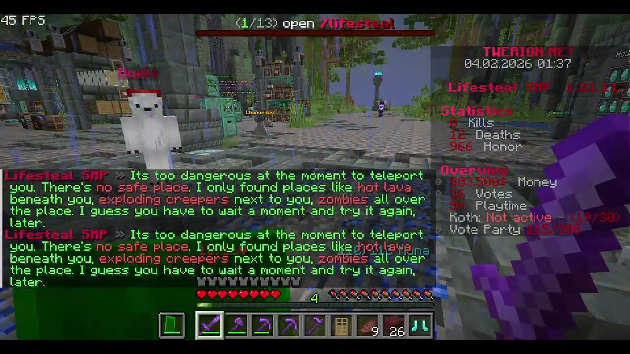 lifesteal with a new teammate