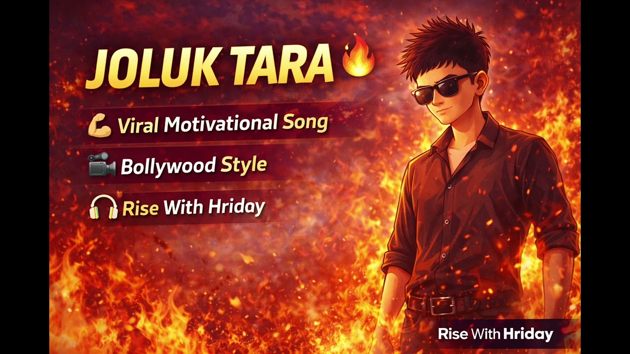 JOLUK TARA 🔥 | Viral Motivational Song | Bollywood Style Song | Rise With Hriday