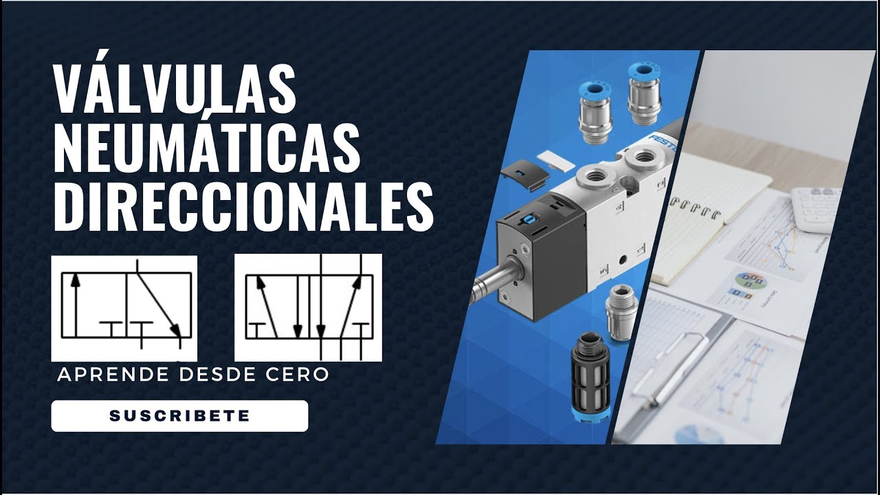 ¿Qué es y cómo leer una válvula neumática direccional 5/2 y 3/2?