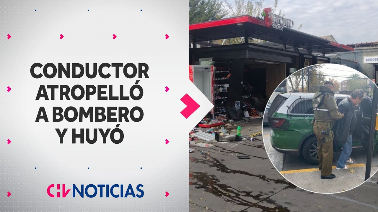 Conductor atropelló y mató a bombero en bencinera de Providencia: Intentó escapar del lugar