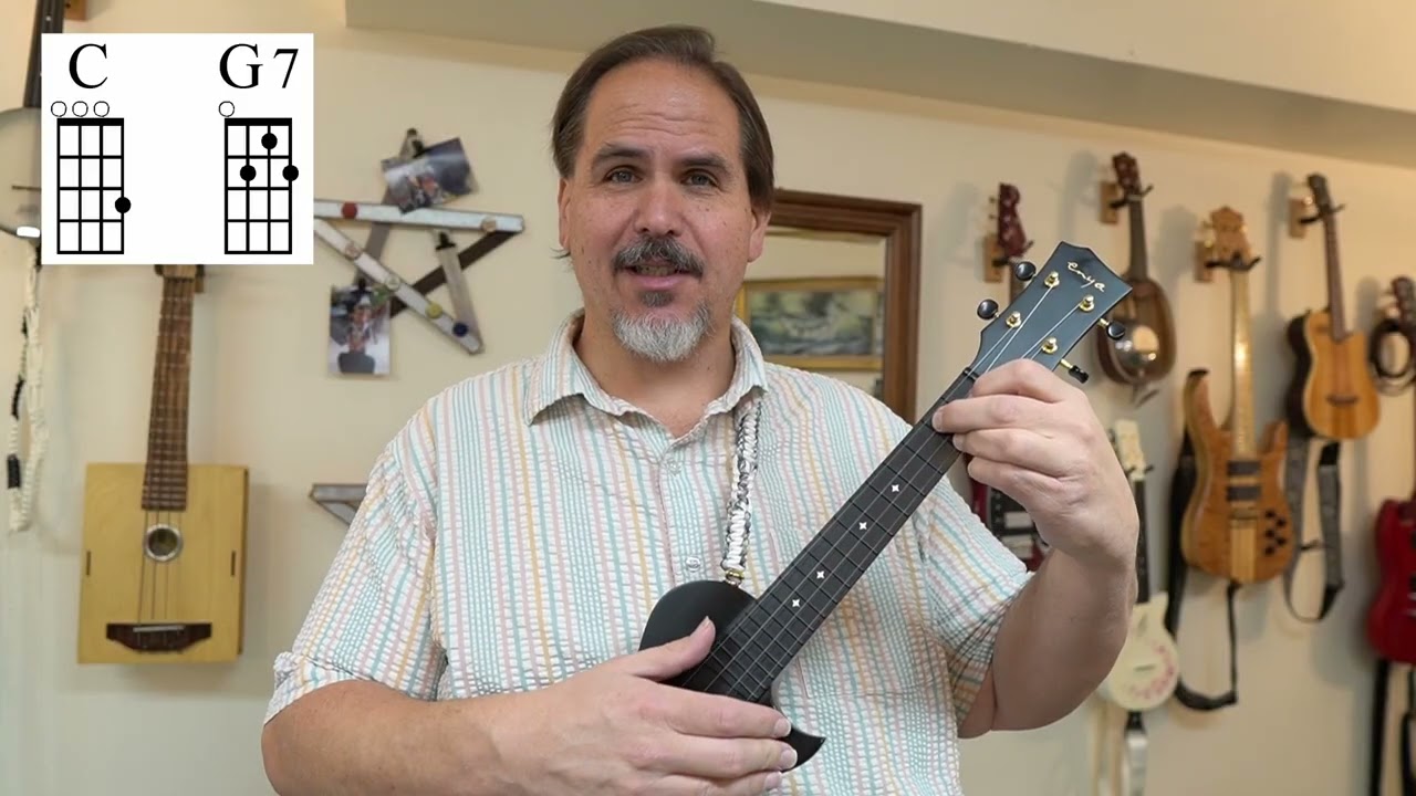 Skill 1: C & G7 chords - Level 1 Ukulele Skills Bingo - Power Up with Uke & Me
