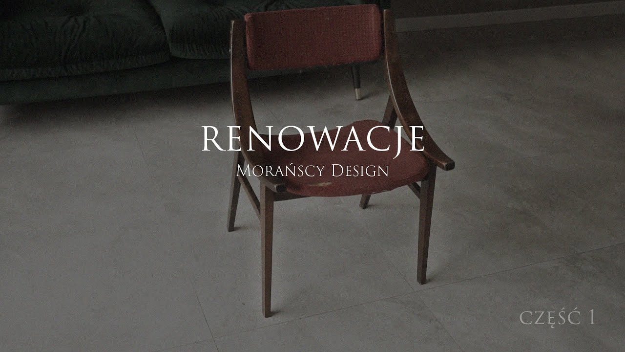 Renowacje - Krzesło Skoczek z epoki PRL
