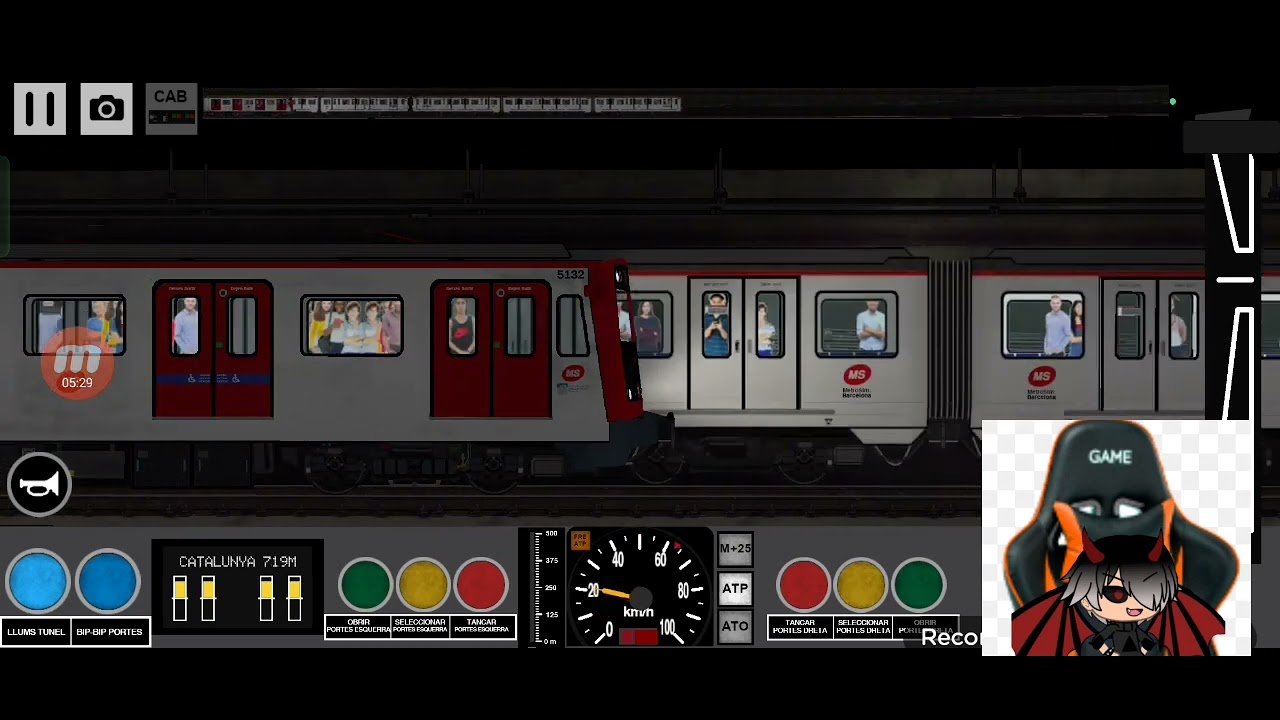 soy maquinista en metrosim Barcelona(parte 2)