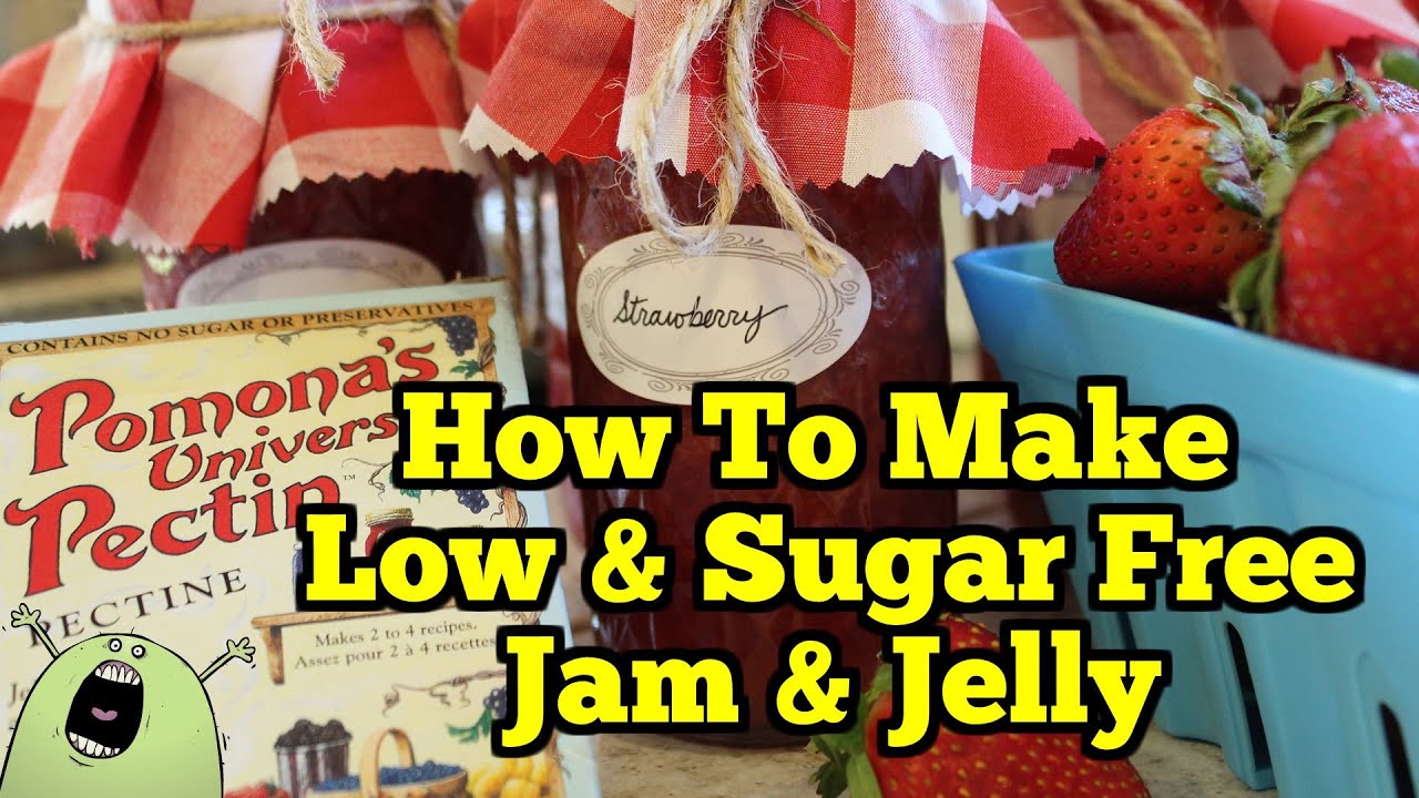 How to Make LOW & SUGAR FREE JAM with Pomona's Pectin