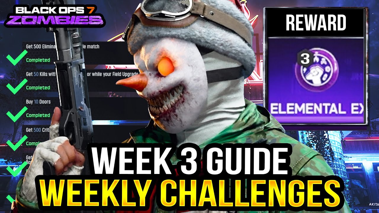 Black Ops 7 Zombies ★ Week 3 Challenges Guide (Season 1)