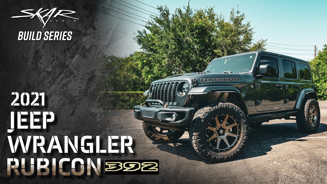 Full Skar Audio Speakers and Subwoofer Upgrade for this Jeep Wrangler Rubicon 392!