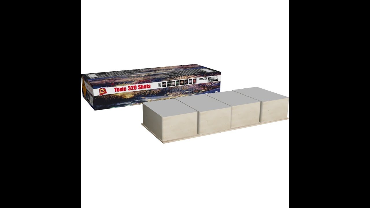SRPYRO TOXIC    CLE4543   Riesen Verbundfeuerwerk 4000g NEM   Pyrodealeronlineshop