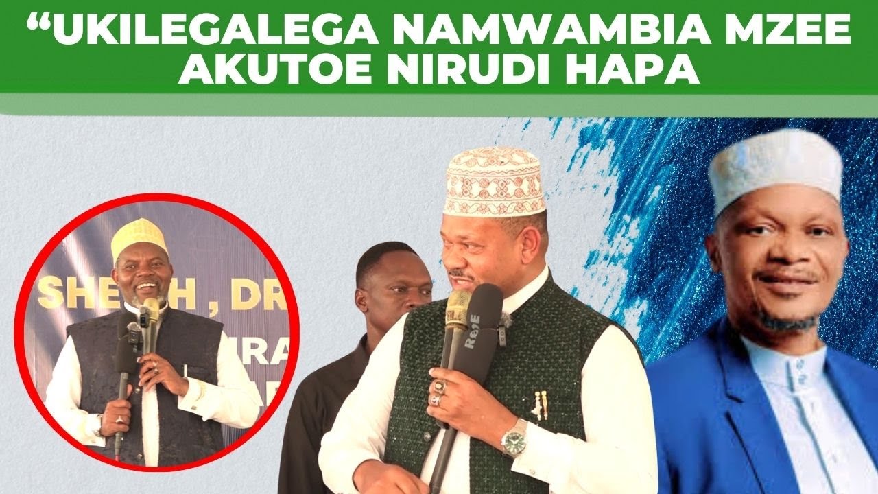 SHEIKH ALHAD KUWA SHEIKH MKUU WA MKOA WA PWANI, AMCHARUA SHEIKH WA MKOA WA PWANI 