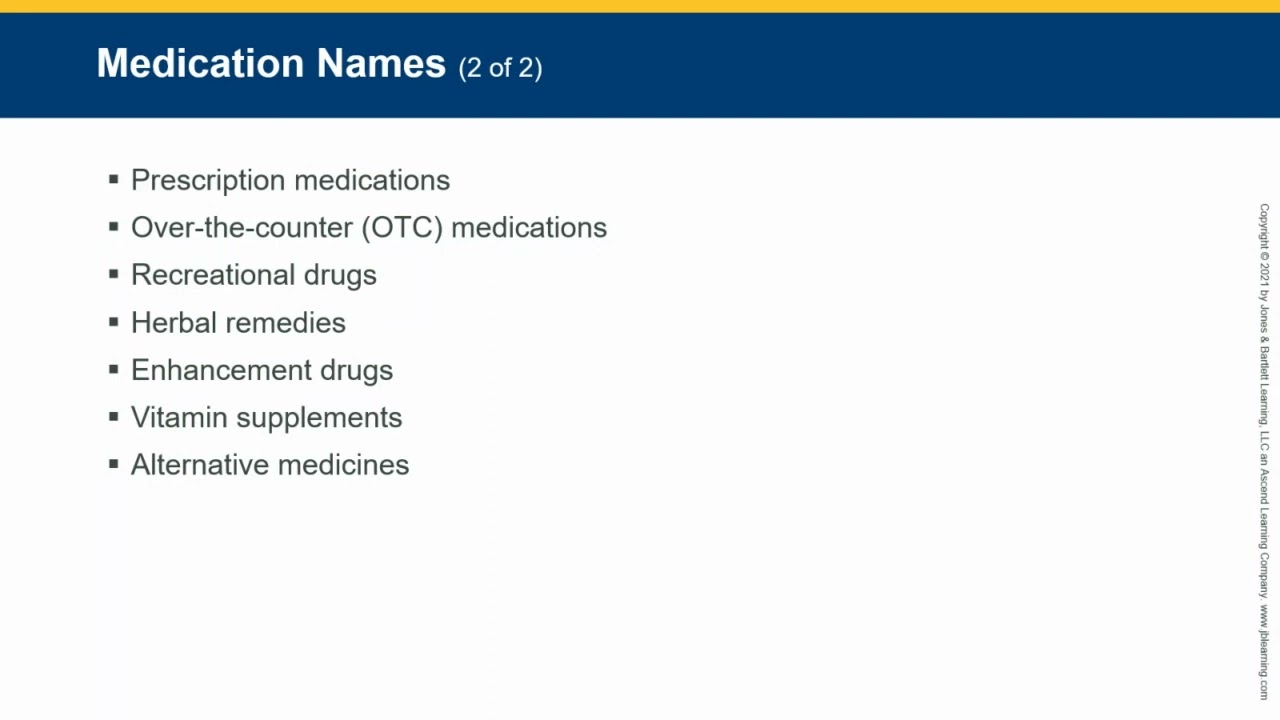 EMT CH 12 - Pharmacology